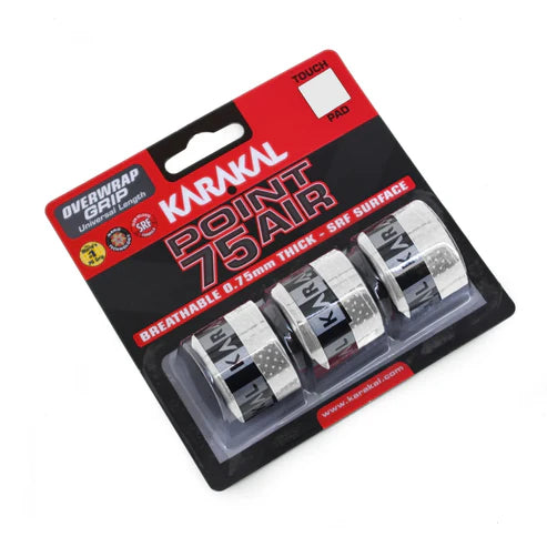 Karakal Point 75 Air Overwrap Grip (3 Pack) - Padelspeed - UK padel and racket sports shop (Sports & Outdoors)