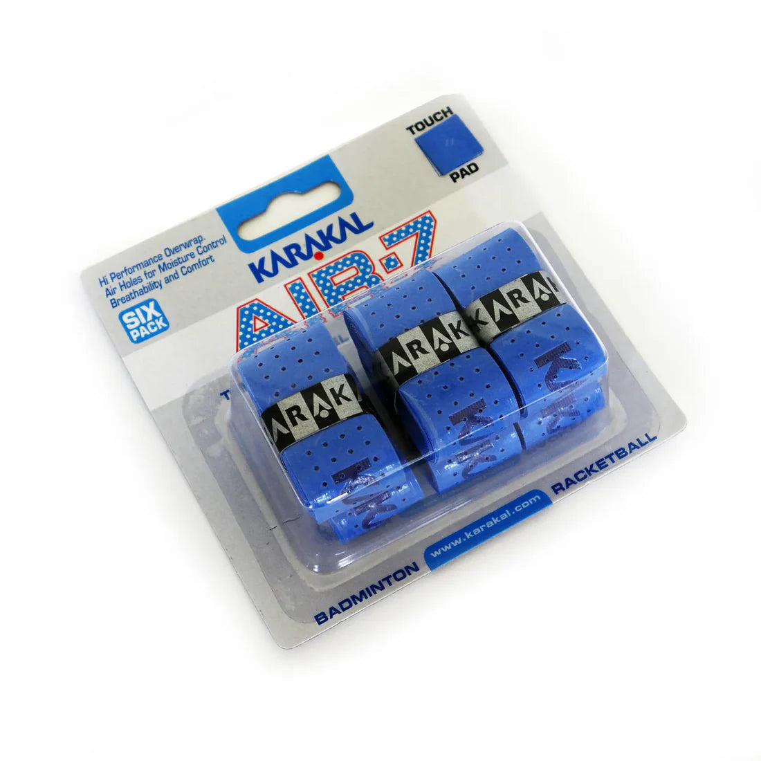 Karakal Air-7 Overwrap Grip (6 Pack) - Padelspeed - UK padel and racket sports shop (Sports & Outdoors)