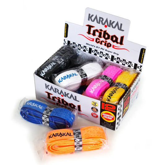 Karakal Tribal Grip Box 12 - Padelspeed - UK padel and racket sports shop (Squash Grip)