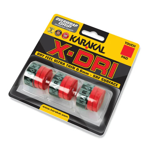 Karakal X-DRI Overwrap Grip (3 Pack) - Padelspeed - UK padel and racket sports shop (Sports & Outdoors)