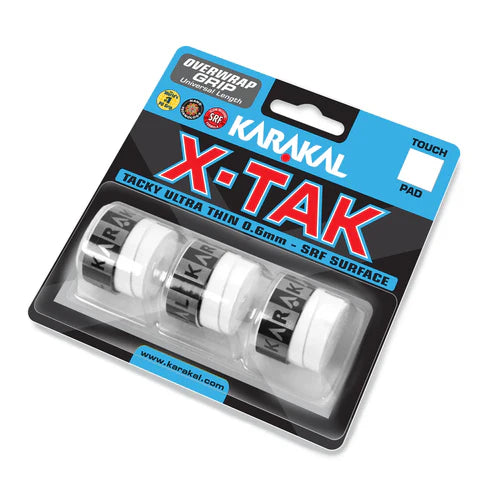 Karakal X-TAK Overwrap Grip (3 Pack) - Padelspeed - UK padel and racket sports shop (Sports & Outdoors)
