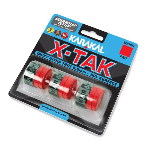 Karakal X-TAK Overwrap Grip (3 Pack) - Padelspeed - UK padel and racket sports shop (Sports & Outdoors)