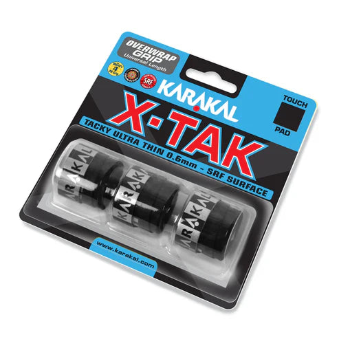 Karakal X-TAK Overwrap Grip (3 Pack) - Padelspeed - UK padel and racket sports shop (Sports & Outdoors)