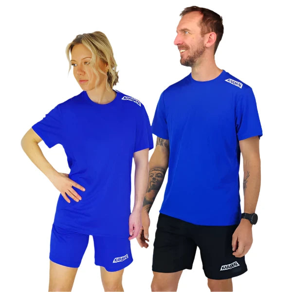 Unisex Training T-Shirt Karakal Blue - Padelspeed Padel, Squash & Tennis