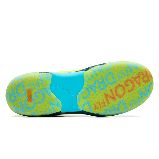 Unisex Shoes Kanso Dragonfly 2 (Lime/Blue/Navy) - Padelspeed - UK padel and racket sports shop (Shoes and accessories, Shoes)