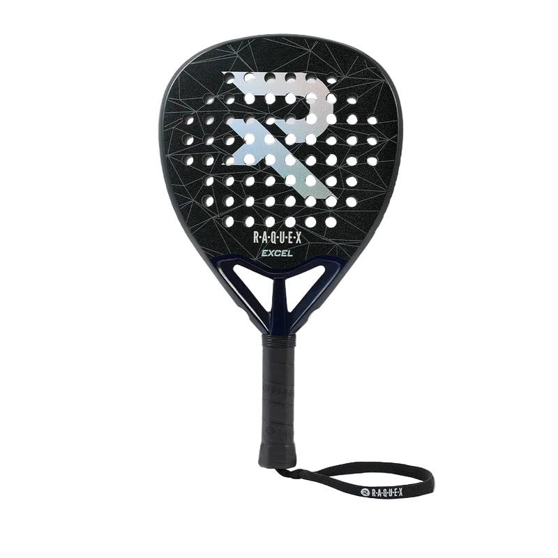 Padel Racket Raquex Excel (Black) - Padelspeed - UK padel and racket sports shop (Sports and outdoors, Paddle tennis)