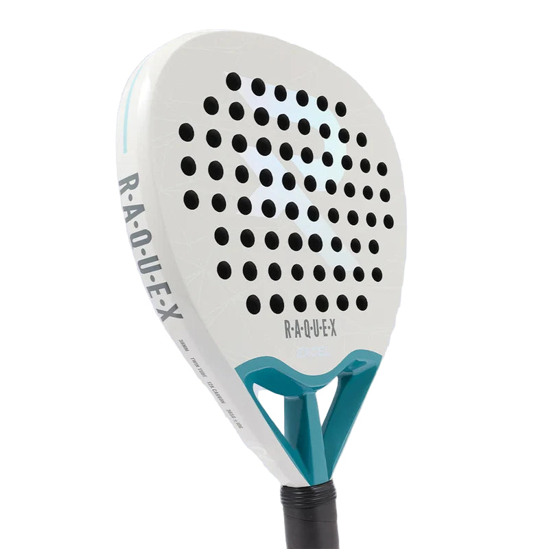 Padel Racket Raquex Excel (White) - Padelspeed - UK padel and racket sports shop (Sports and outdoors, Paddle tennis)