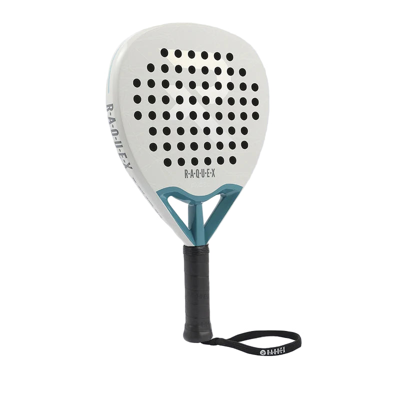 Padel Racket Raquex Excel (White) - Padelspeed - UK padel and racket sports shop (Sports and outdoors, Paddle tennis)