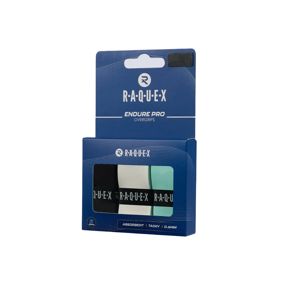 Racket Overgrips Raquex Endure Pro (Pack of 3) - Padelspeed - UK padel and racket sports shop (Sports and outdoors, Paddle tennis)