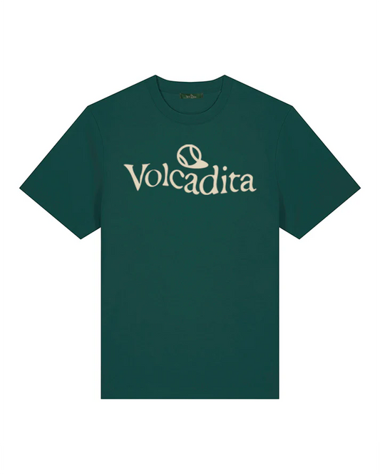 Unisex Organic Cotton T-Shirt Volcadita 'Forest Green' - Padelspeed Padel, Squash & Tennis