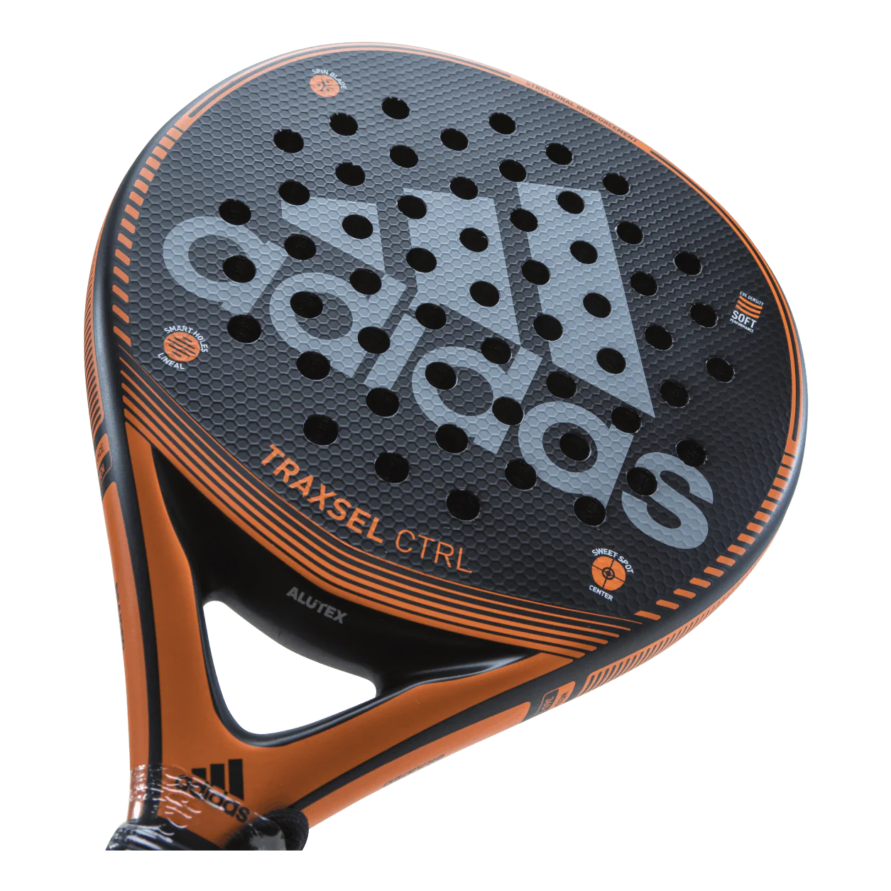 Padel Racket Adidas Traxsel Ctrl Orange/Black - Padelspeed Padel, Squash & Tennis