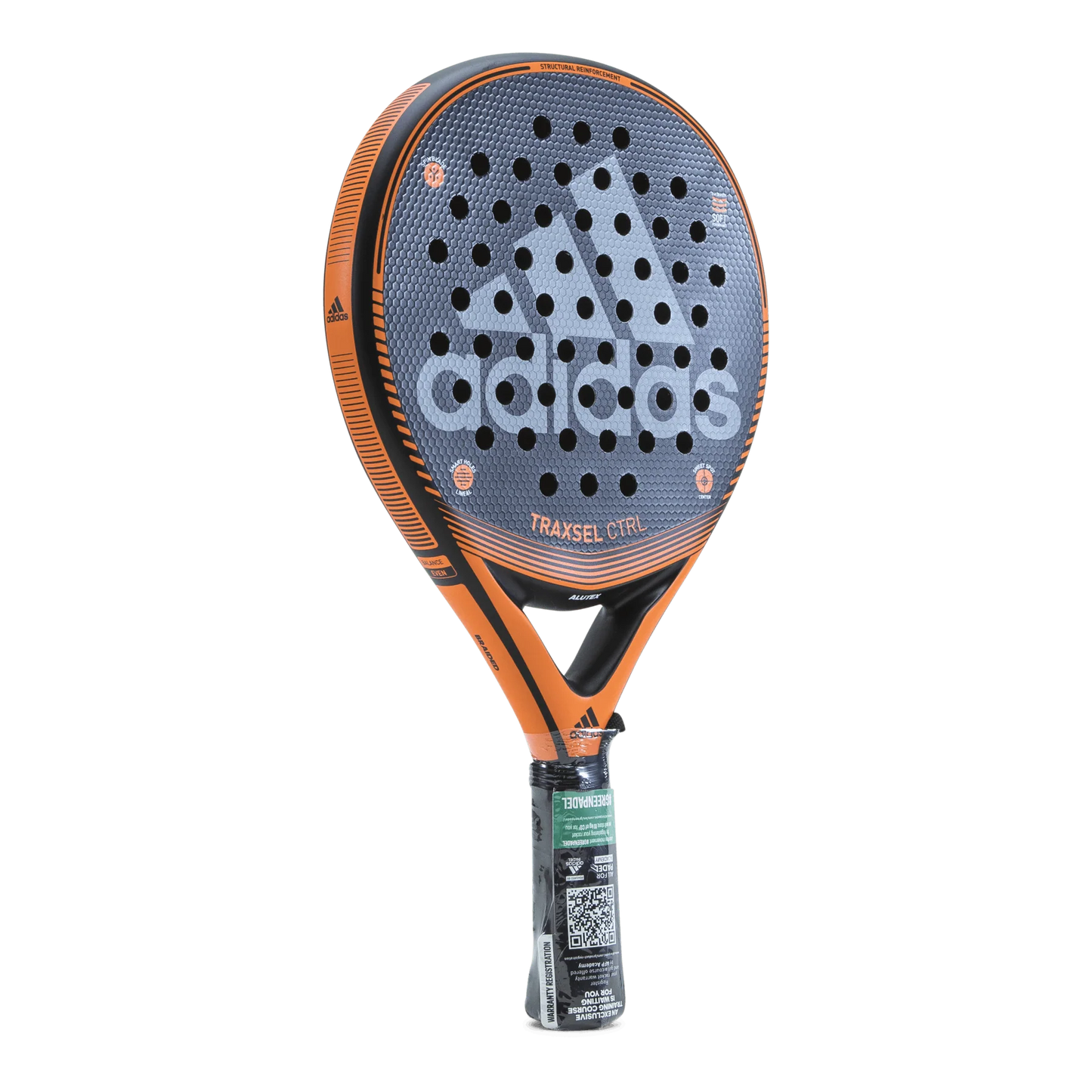 Padel Racket Adidas Traxsel Ctrl Orange/Black - Padelspeed Padel, Squash & Tennis