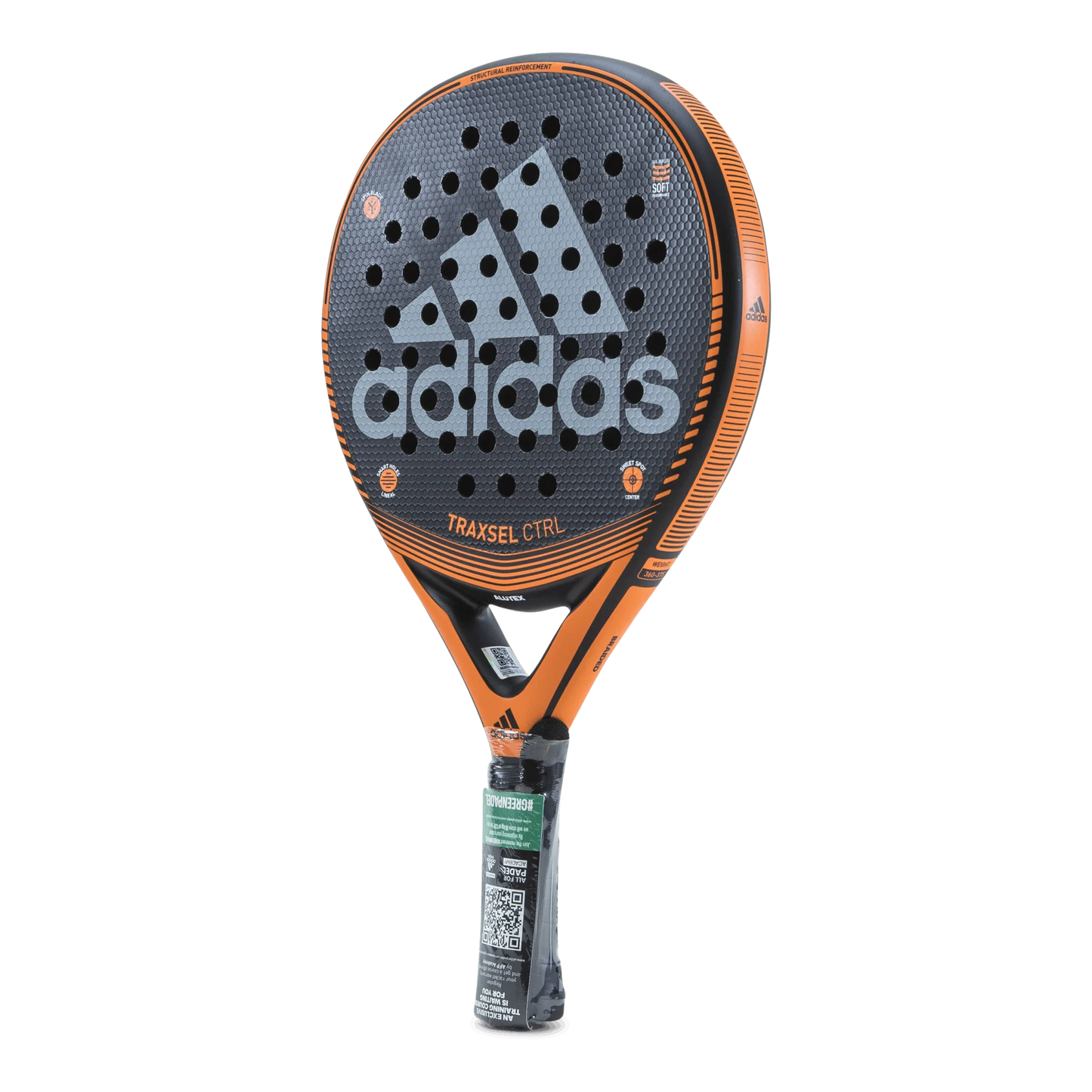 Padel Racket Adidas Traxsel Ctrl Orange/Black - Padelspeed Padel, Squash & Tennis