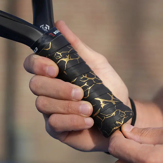 Empuñadura de pádel Bold Black Lightning (paquete de 3)