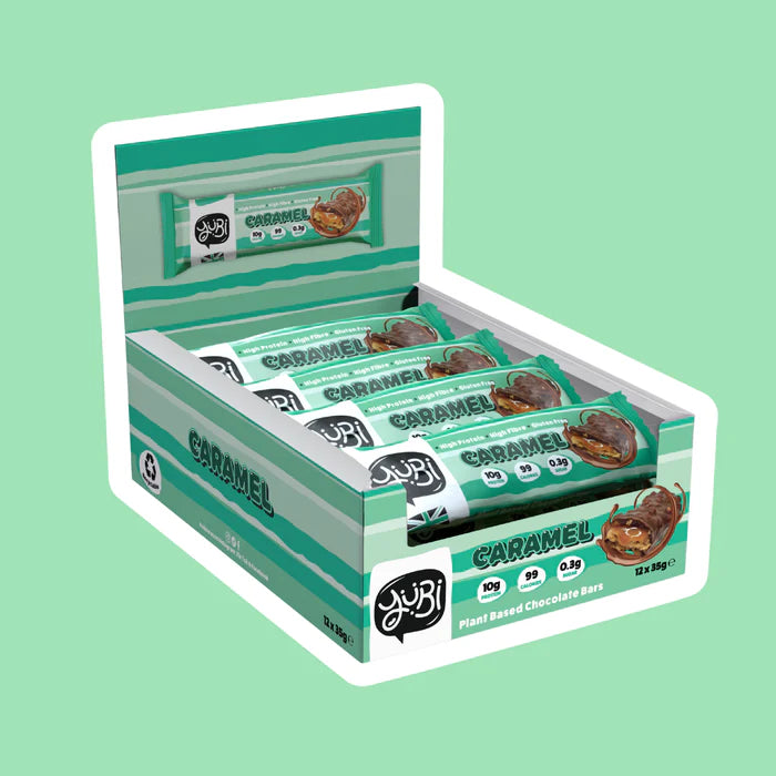 Box of 12 Protein Bars YuBi (Caramel)
