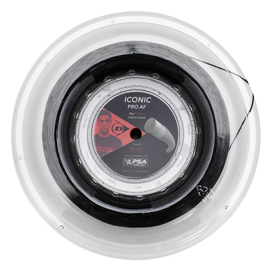 Dunlop Iconic Pro AF 1.18mm Corda de Squash (200m) Rolo