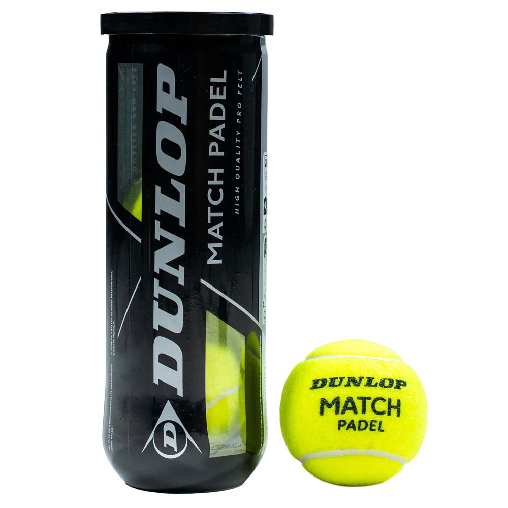 Padel Balls Dunlop Match Box of 24 Tubes (72 Balls)