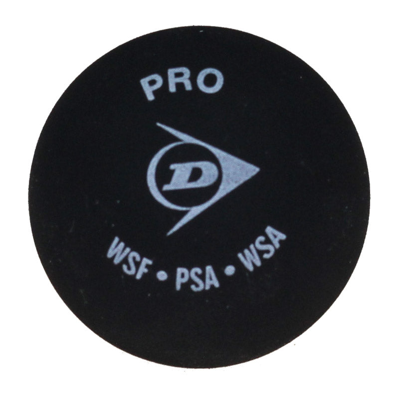 Squash Ball Dunlop Pro Double Yellow Dot (1 Ball) - Padelspeed - UK padel and racket sports shop (Sports & Outdoors)