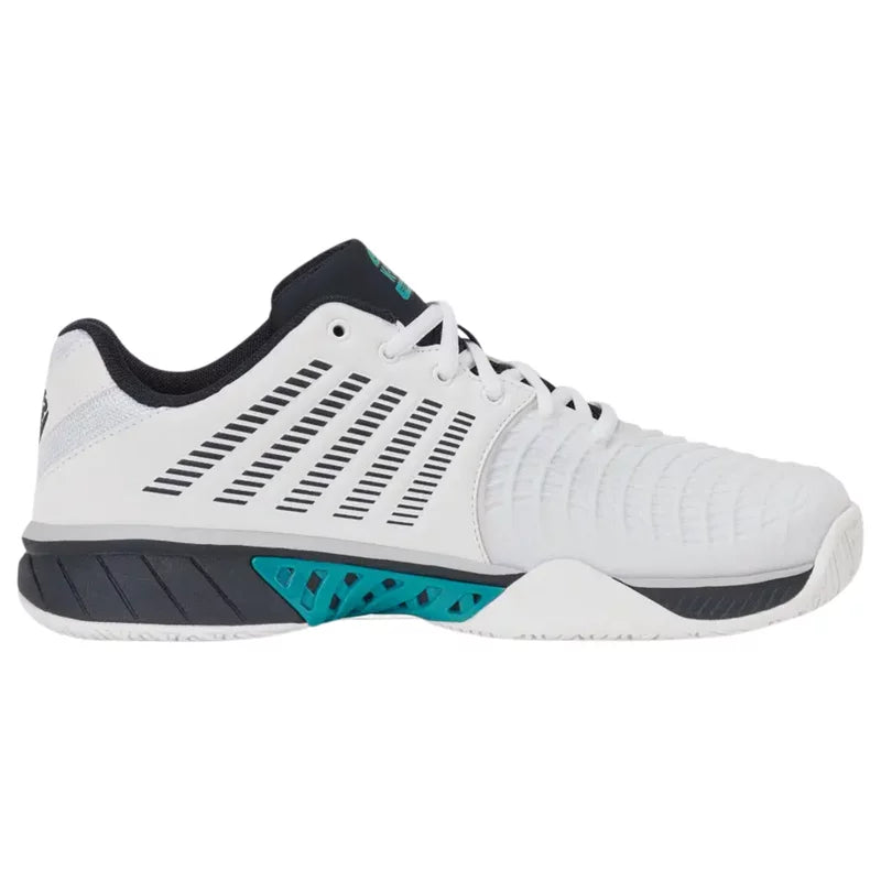 Men's Padel Shoes K-Swiss Express Light 3 (White/Carbon/Baltic)