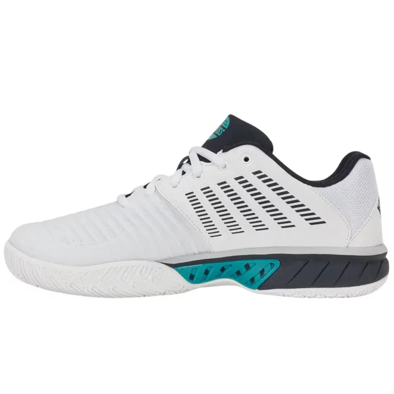 Men's Padel Shoes K-Swiss Express Light 3 (White/Carbon/Baltic)