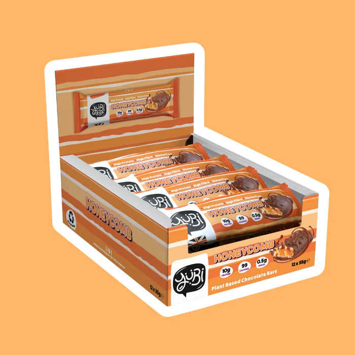 Box of 12 Protein Bars YuBi (Honeycomb)