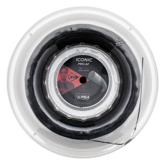 Rolo de Corda de Squash Dunlop Iconic Pro AF 1.22mm (200m)
