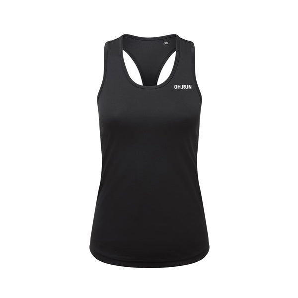 Women's Athletic Racerback Tank Top Overhill Eco Black