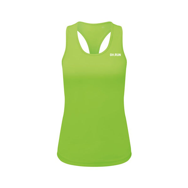 Women's Athletic Racerback Tank Top Overhill Eco Green