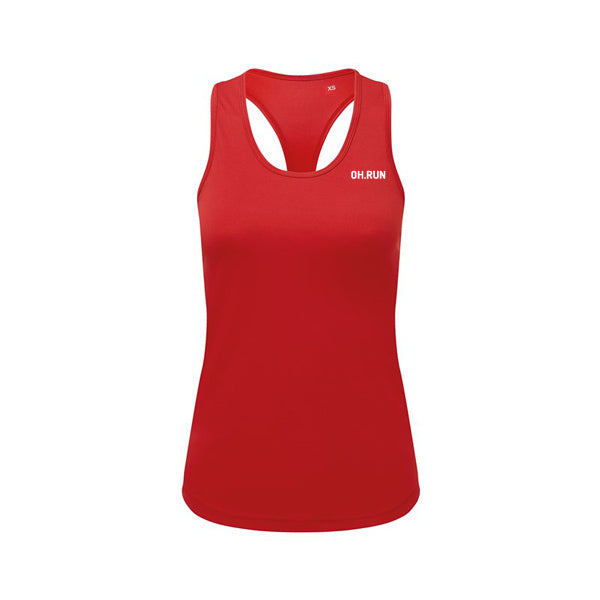 Women's Athletic Racerback Tank Top Overhill Eco Red