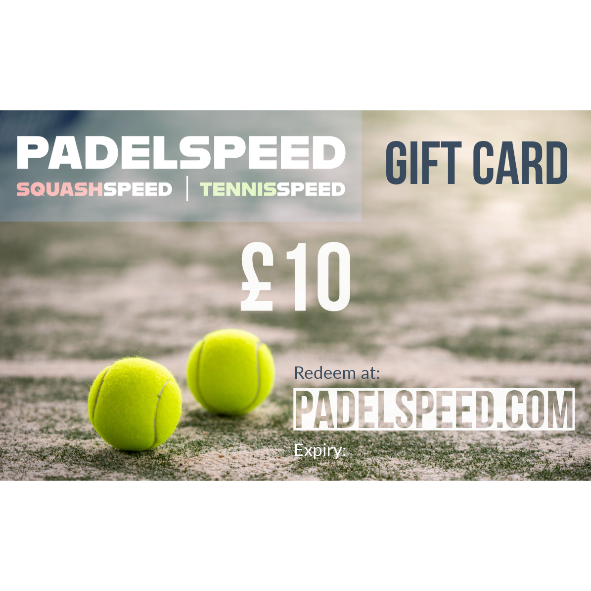 Padelspeed Gift Card - Padelspeed - UK padel and racket sports shop (Sports & Outdoors)