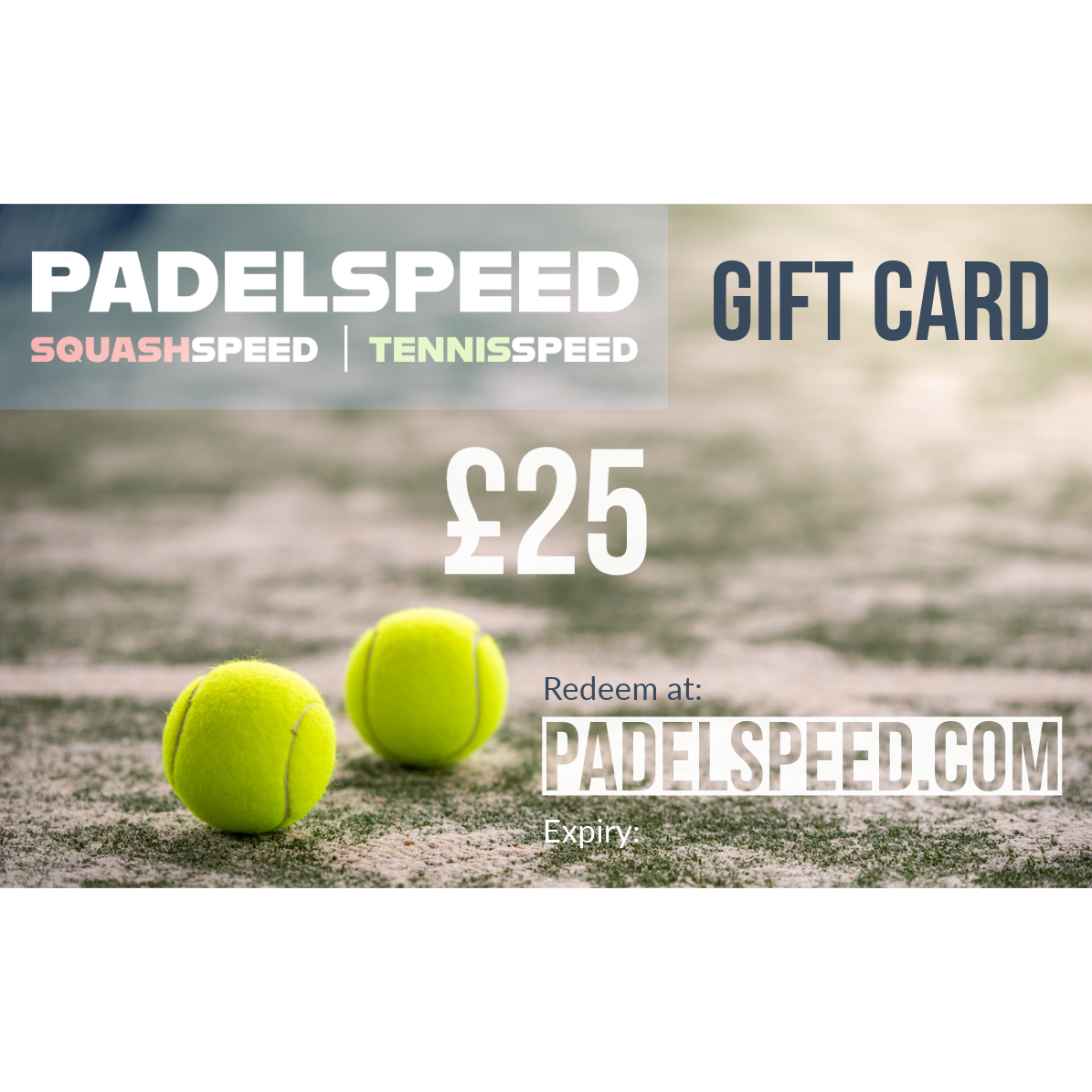 Padelspeed Gift Card - Padelspeed - UK padel and racket sports shop (Sports & Outdoors)