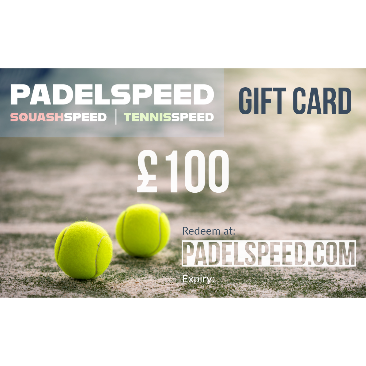 Padelspeed Gift Card - Padelspeed - UK padel and racket sports shop (Sports & Outdoors)