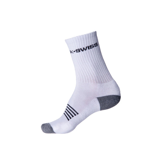 Crew Socks K-Swiss Men's White (3-pack) - Padelspeed - UK padel and racket sports shop (Sports and outdoors, Sports clothing)