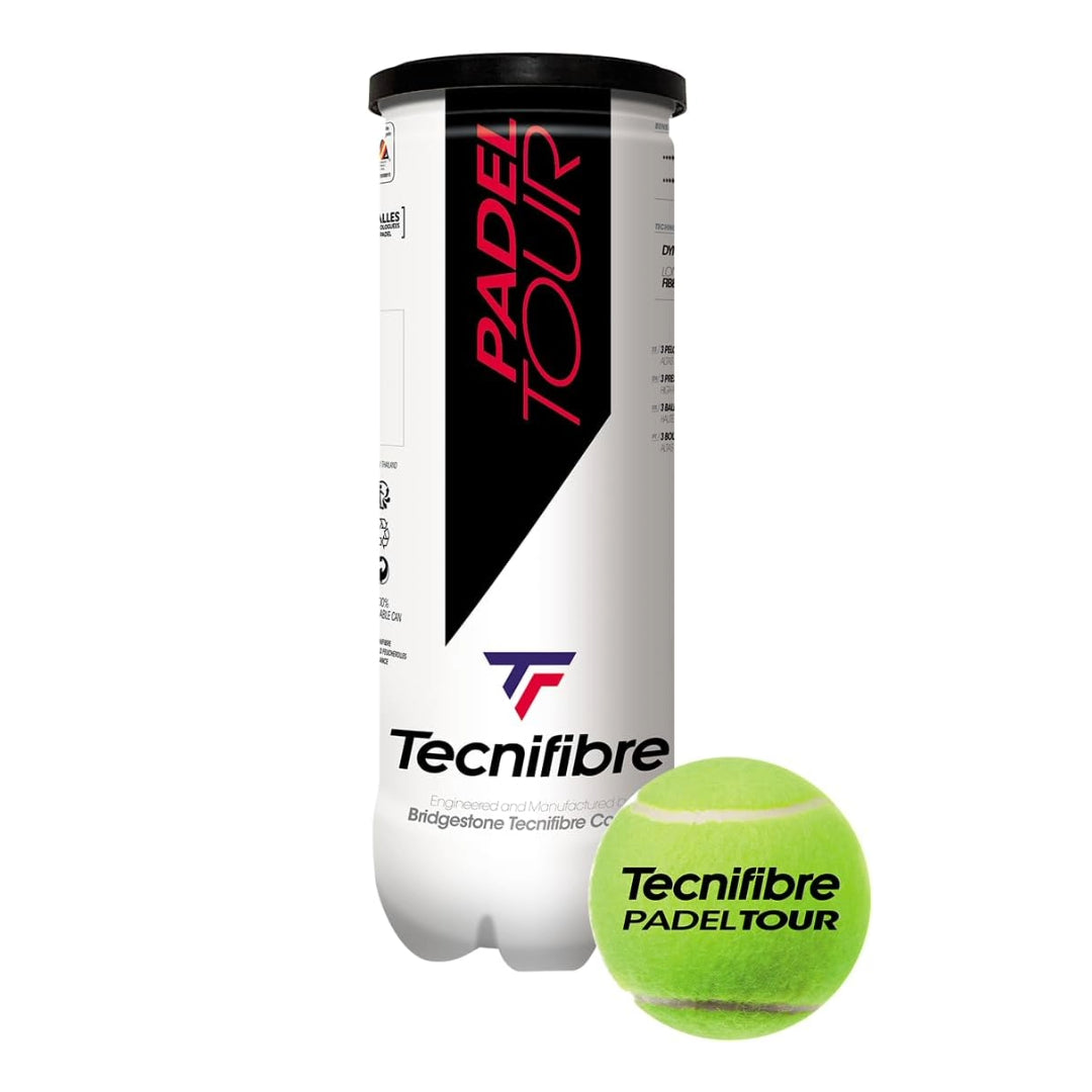 Padel Balls Tecnifibre Tour - Padelspeed - UK padel and racket sports shop (Sports and outdoors, Paddle tennis)