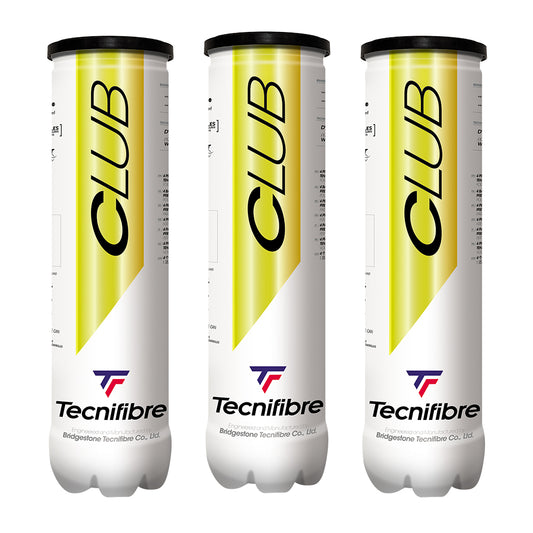 Tennis Balls Tecnifibre Club (Dozen) - Padelspeed - UK padel and racket sports shop (Sports and outdoors, Tennis)