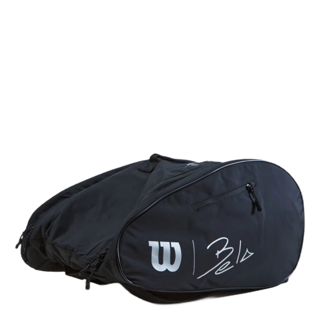 Padel Bag Wilson Bela Super Tour Black - Padelspeed - UK padel and racket sports shop (Sports and outdoors, Paddle tennis)