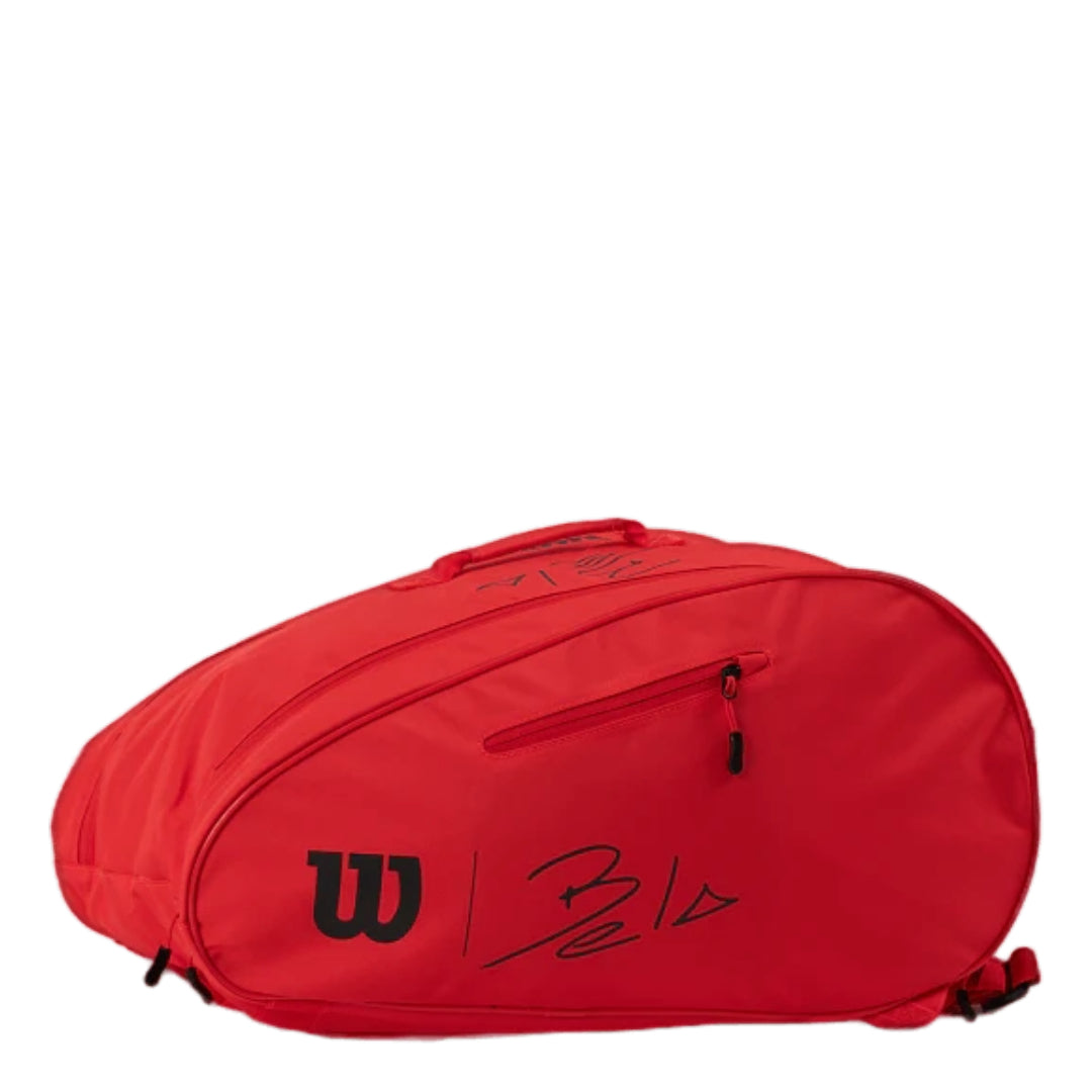 Padel Bag Wilson Bela Super Tour Red - Padelspeed - UK padel and racket sports shop (Sports and outdoors, Paddle tennis)